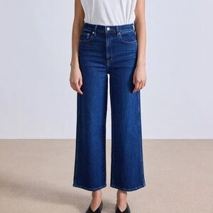 Apiece Apart Merida Tulum Wash Wide-Leg Denim Jeans Size 27